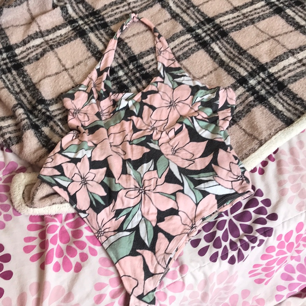 Aeropostale floral print bodysuit